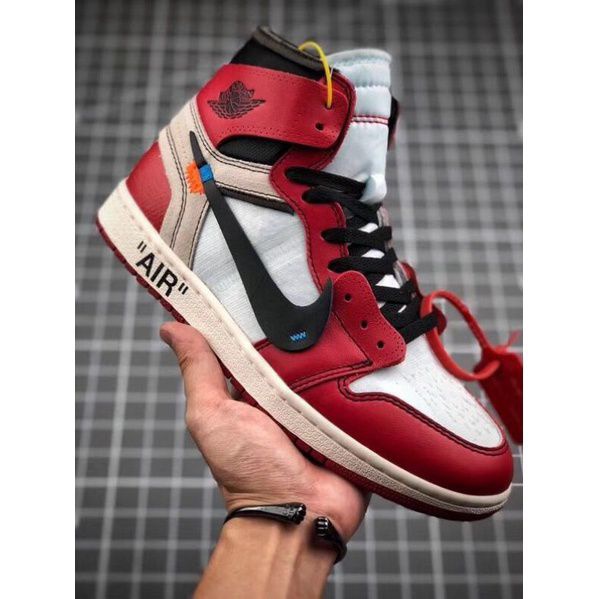 Sepatu Nike Air Jordan 1 retro X Off-White"the News"