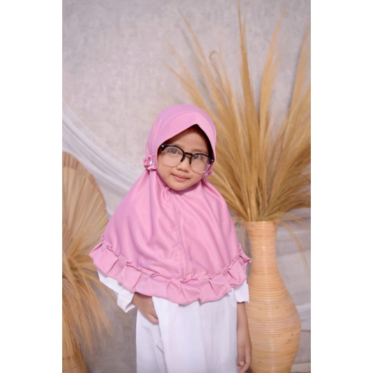 HIJAB ANAK UKURAN PAUD,TK,SD USIA 3,4,5,6 TAHUN MODEL TERBARU