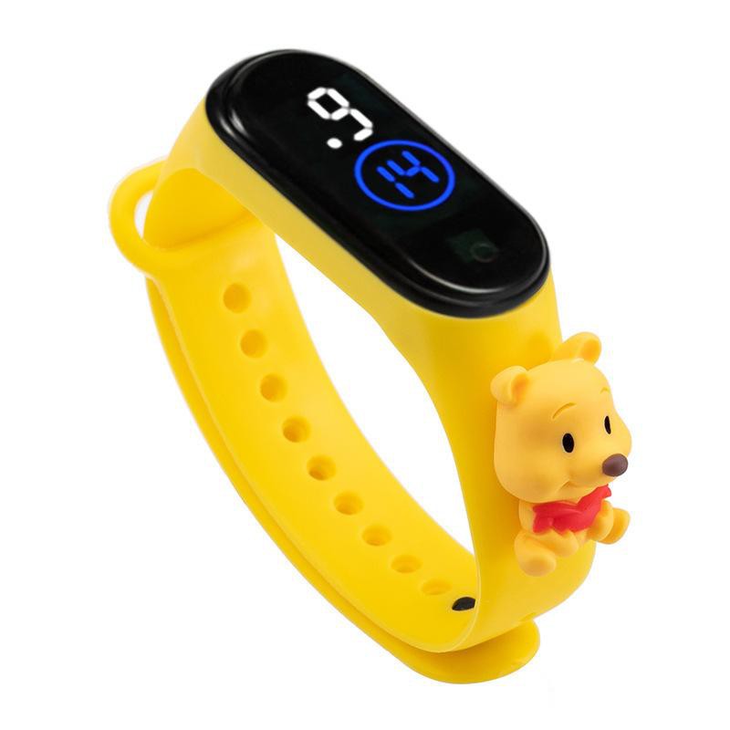 Jam Tangan Elektronik Tahan Air IP67 Motif Kartun Anak Laki-laki Perempuan LED Minimalis Gelang-3