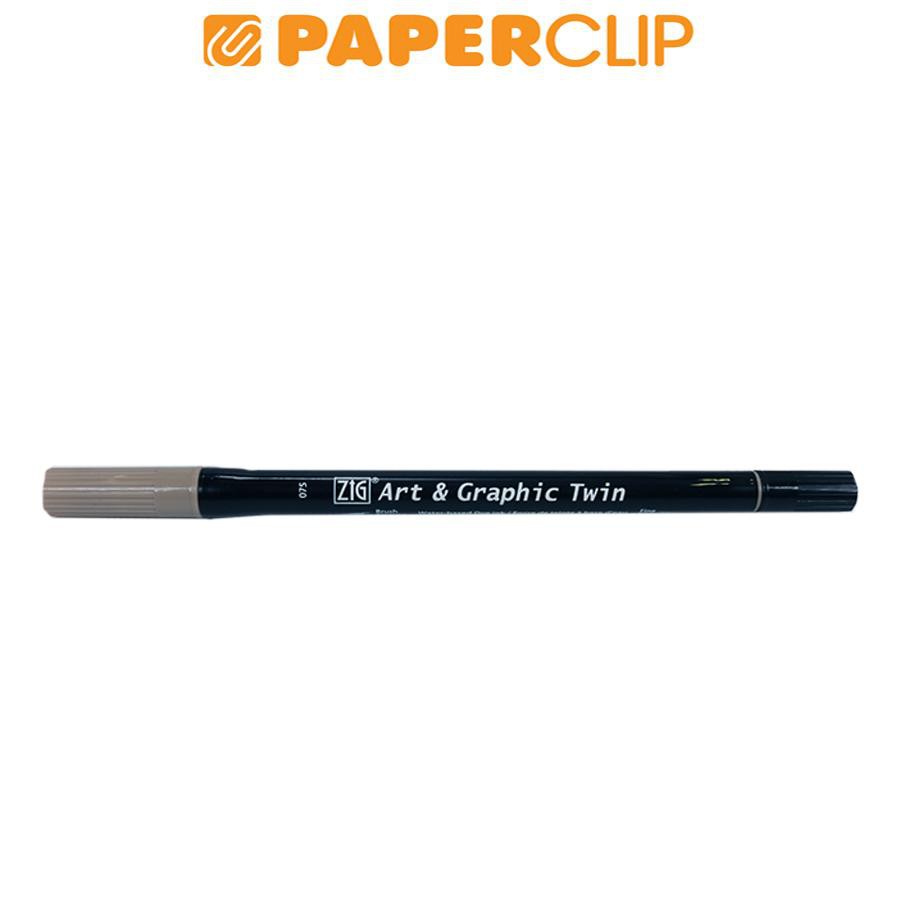 

PEN BRUSH ZIG KURETAKE TUT-80 ART & GRAPHIC TWIN 075 BRICK BEIGE