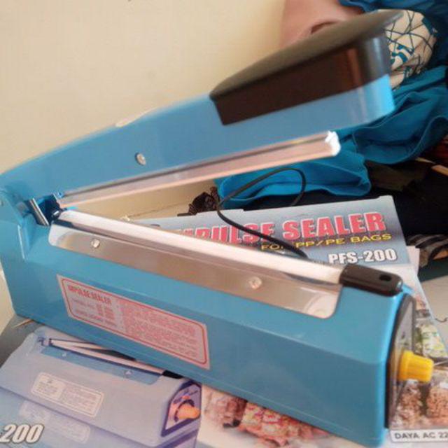 Alat Perekat Plastik Listrik Impluse Sealer 20cm Mesin Press Impulse Q2 / Amor