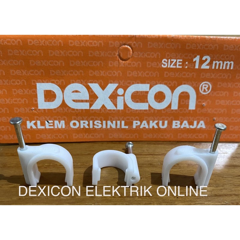 klem kabel no 12/klem kabel baja/klem kabel beton/grosir klem kabel/pengikat kabel/klip kabel murah