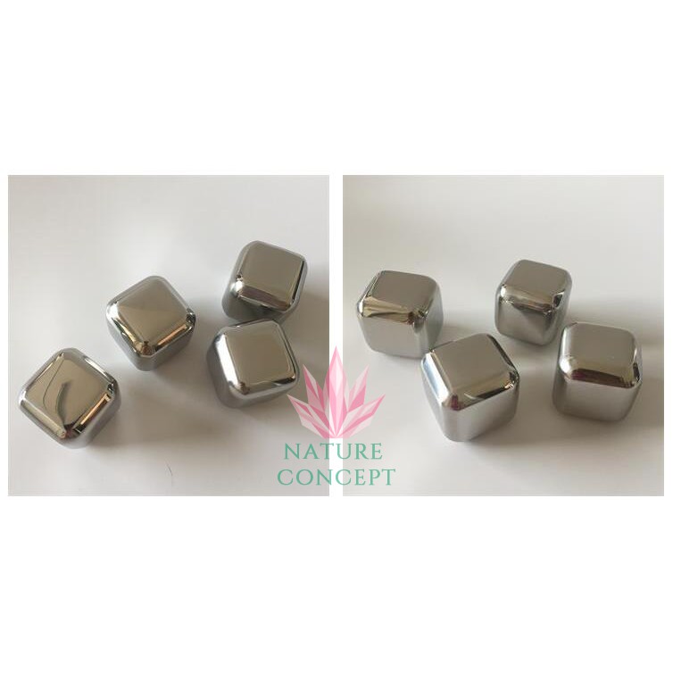 Nature Concept Stainless Steel Ice Cube, Stainless Stell Ice Stone - Batu Es Stainless