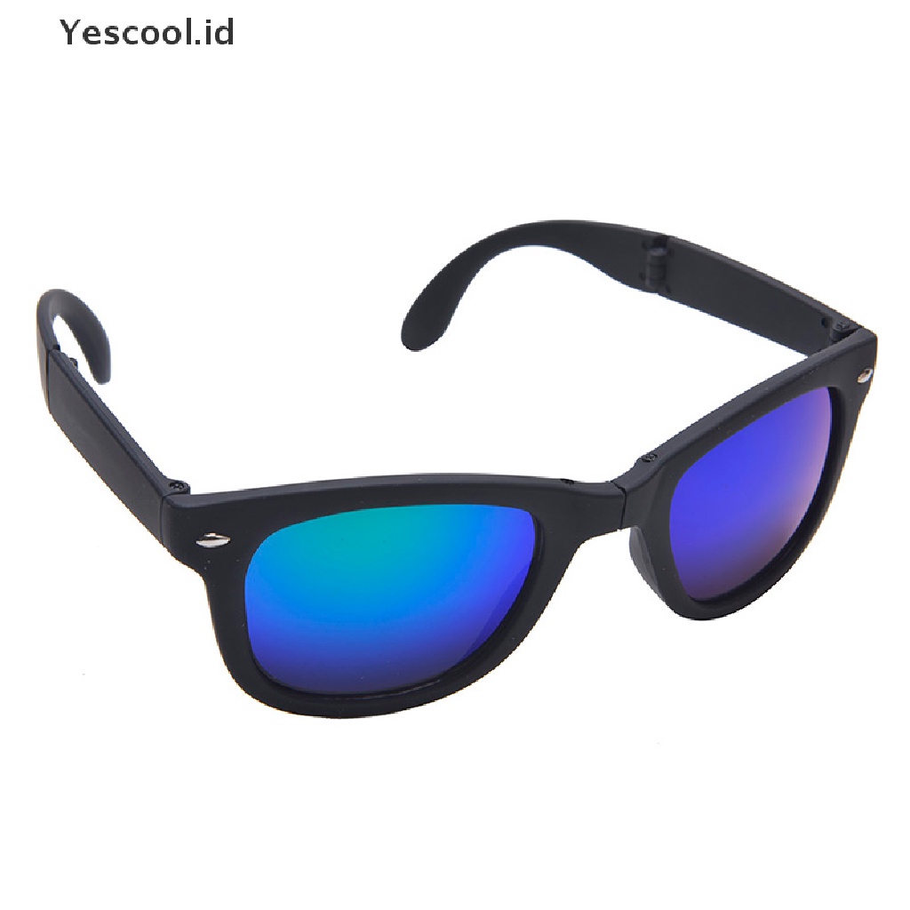 【Yescool】 Retro Men Women Folding Sunglasses Eyewear Sports UV Protection Sun Glasses .