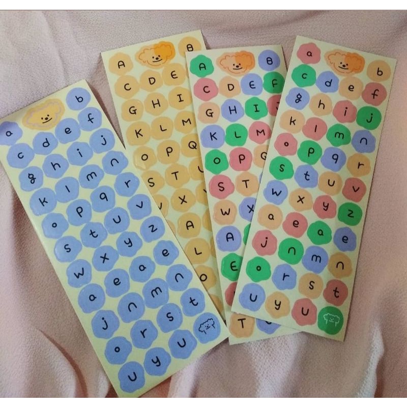 

alphabet stiker