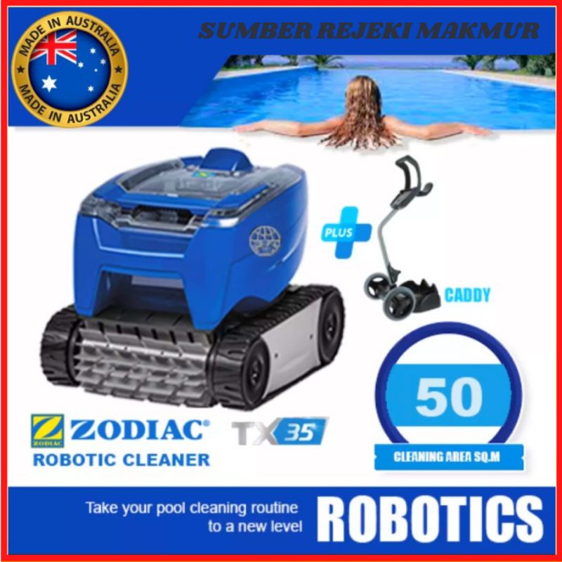 Pembersih Kolam Renang Robot Zodiac Tornax TX35 Vacum Kolam Robotic