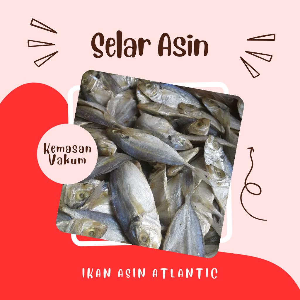 

Ikan Asin Selar Kemasan Vakum 250 Gram - 1 Kg - Ikan Asin Premium - Ikan Asin Atlantic