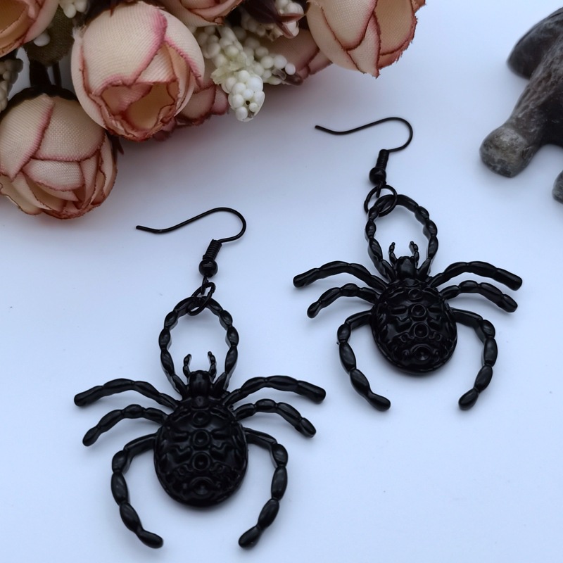 Anting Desain Laba-Laba Gaya Eropa Dan Amerika Untuk Halloween