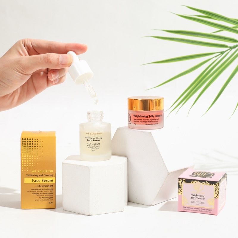 WF SOLUTION SERIES - BRIGHTENING JELLY BOOSTER, FACE SERUM, FOUNDATION