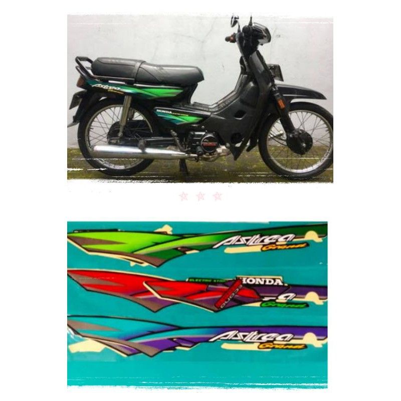 striping sticker Honda Astrea grand 96