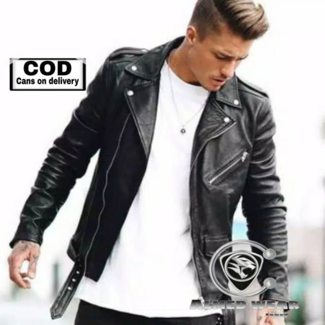 Jaket Kulit Pria/Jaket rock n roll