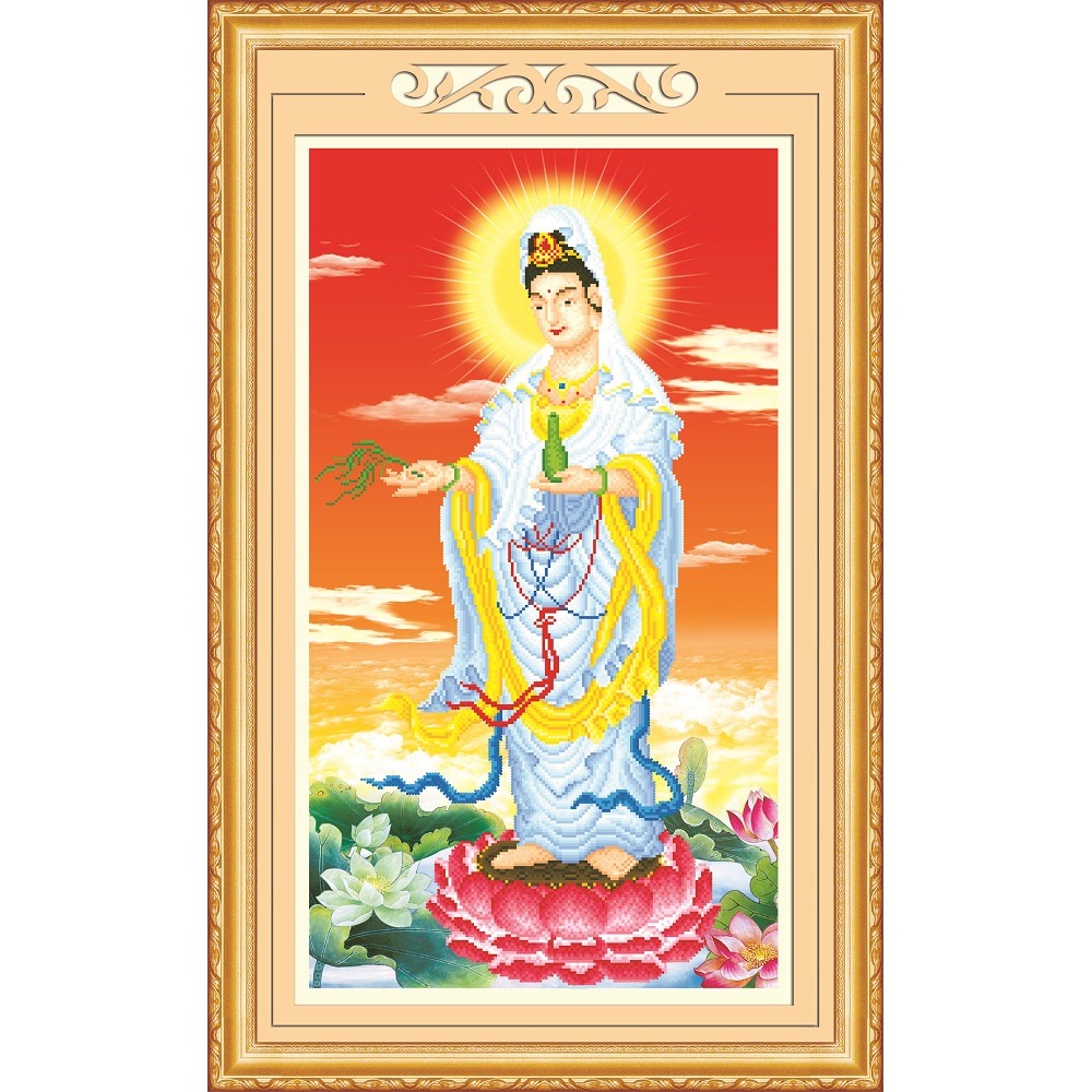 Paket DIY Craft Diamond Painting A9229 Kwan Im Guan Yin