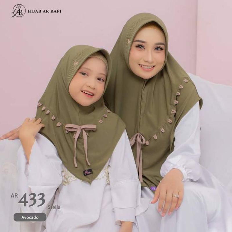 terbaru√ terlaris√ hijab instan arrafi jilbab instan arrafi ar 433 std mom n kids couple arrafi keru