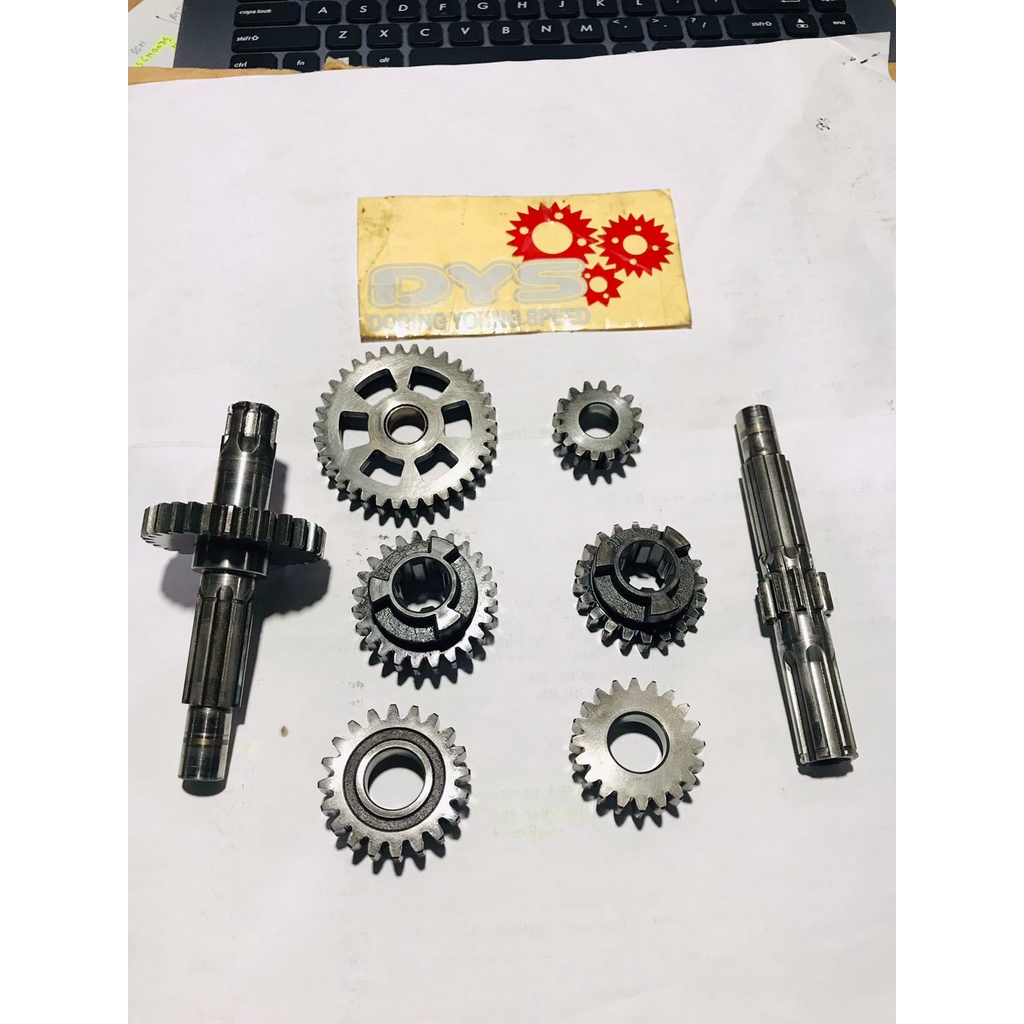 Gigi gear gir ger rasio transmisi Suzuki RC 100 Bravo Sprinter