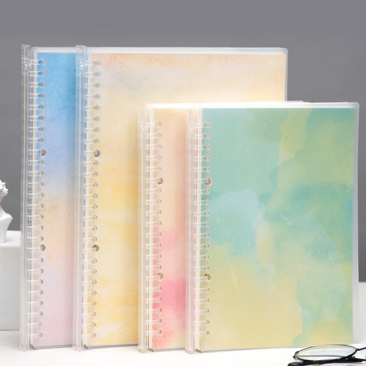 

[PROMO HG074] Binder Note Spiral Ring Motif Abstrak A5 & B5 - 80 lembar Ready Stok