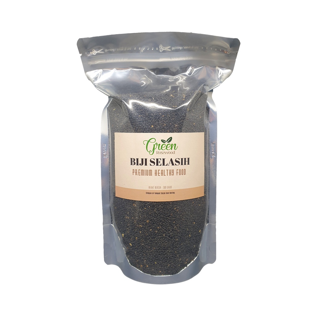 

BIJI SELASIH 500 GRAM PREMIUM - BASIL SEED 500GR - SELASIH 500 GR