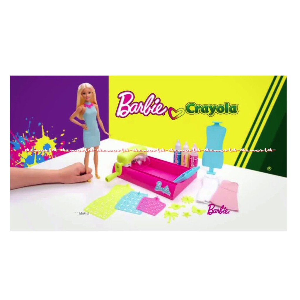 Barbie Crayola Color Magic Station Boneka Berbie Dengan Spidol