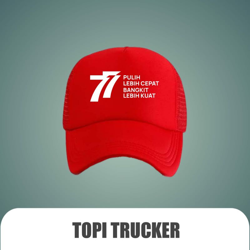 TOPI HUT RI 77 THN KEMERDEKAAN INDONESIA / topi agustusan