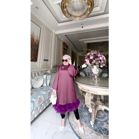 TUNIK BULU BY SHELLASAUKIA ORIGINAL