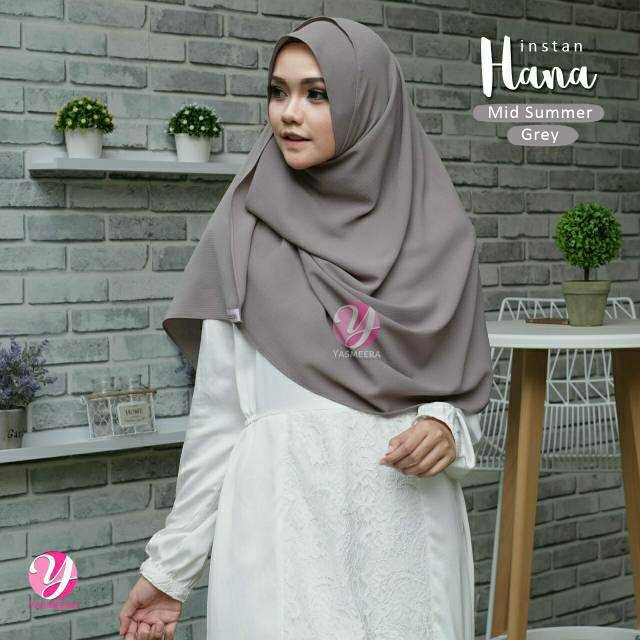 [READY STOCK] HANA PASHTAN BY YASMEERA PASHMINA INSTANT BUBBLE CREPE