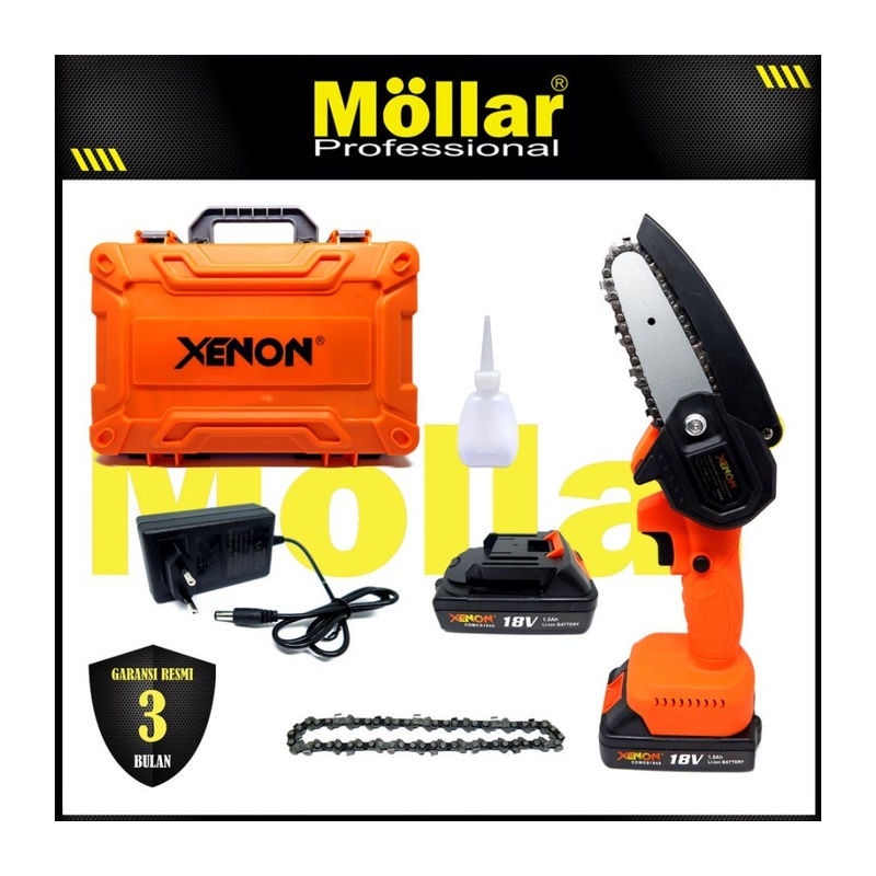 Murah XENON CDMCS1845 MESIN MINI CHAINSAW CORDLESS - CHAIN SAW 18 VOLT
