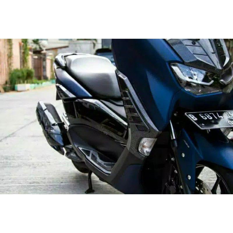 COVER TUTUP LAMPU SEN DEPAN KIRI KANAN NMAX 2020 NEMO CARBON