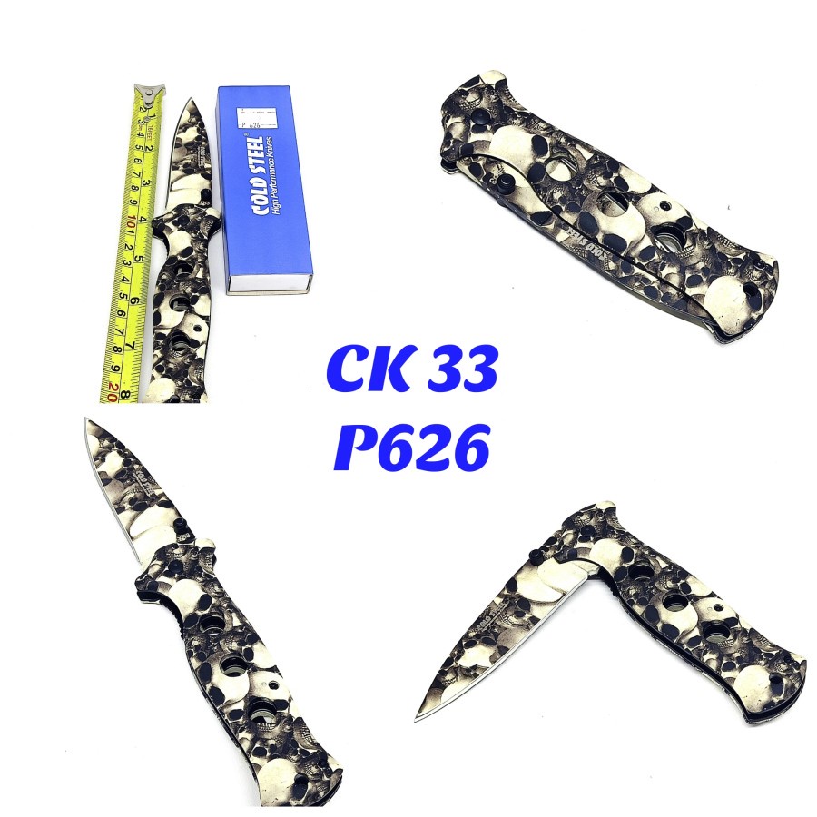 PISAU LIPAT COLD STEEL TENGKORAK P626 SURVIVAL OUTDOOR CAMPING HIKING