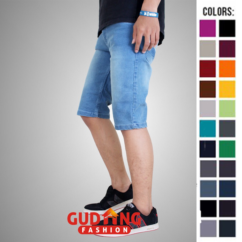 Celana Jeans Pendek Pria - Banyak Pilihan Warna CLN (COMB)