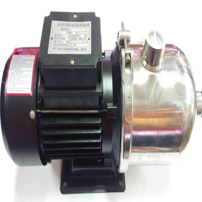 MAXPUMP JETB-0.55 POMPA AIR SEMI JET PUMP Casing STAINLESS POMPA RUMAH 0.75Hp 220Volt 550Watt (Semi Jet Pump)