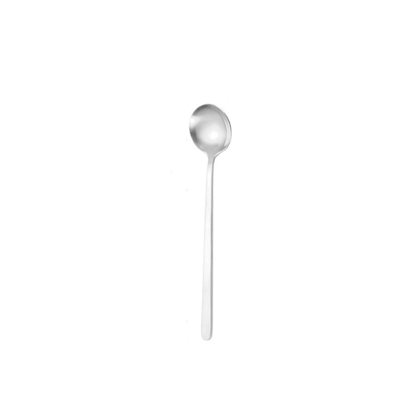 [304 Stainless Steel Small Round Spoon] [Ins Style Coffee Stirring Spoon, Fruit Yogurt Spoon] [Condiment Dessert Cake Spoon] [Kitchen Tableware]