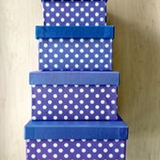 

Kotak Kado / Kotak Hadiah / Gift Box Jumbo C / Polkadot Ungu