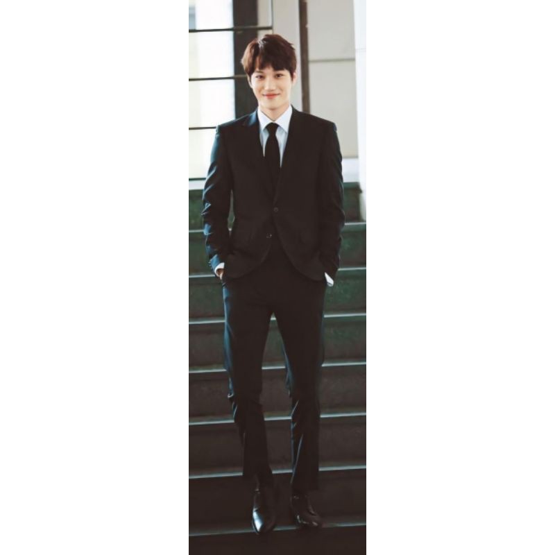 stand figure real size kai Exo black suit