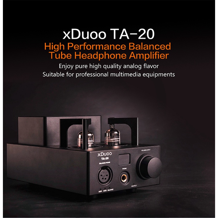 XDUOO TA-20 HIFI High Performance Balanced Classical 12Au7 Tube  stereo audio headphone Amplifier with XLR AUX