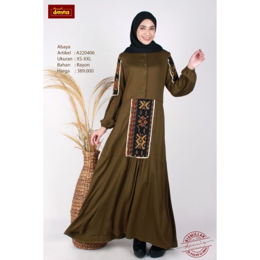 Abaya Dannis Terbaru A220404