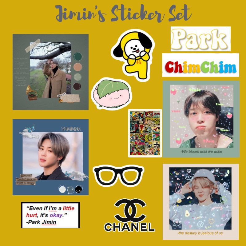 

Jimin Sticker Set #005