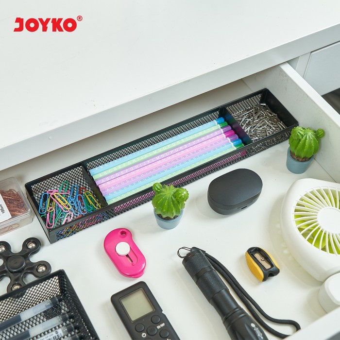

Gilaa!!! Joyko Desk Set Pen Holder / Tempat Alat Tulis Meja Jaring Besi Ds-29 Terlaris