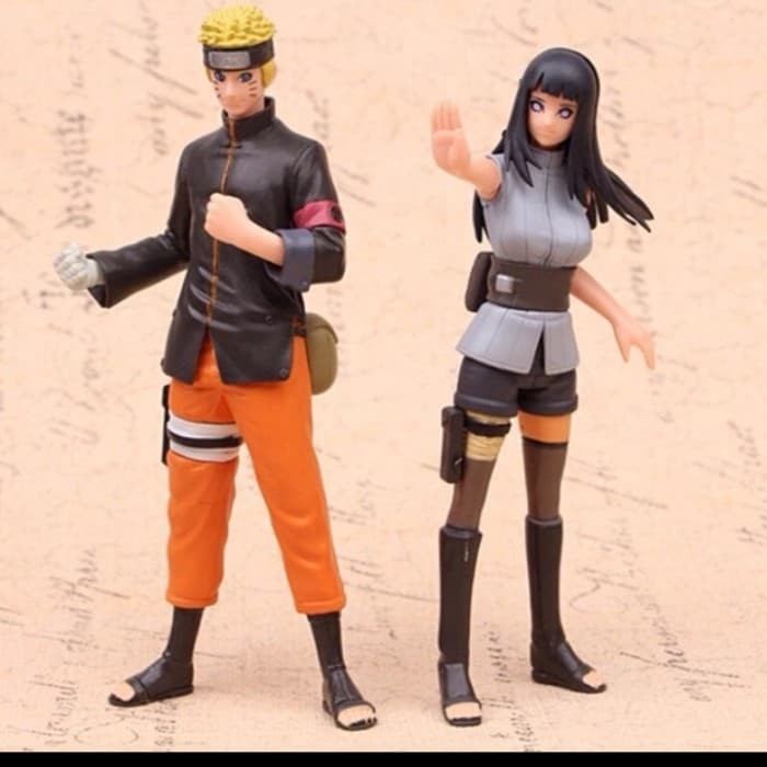Action Figure Anime Hokage Naruto Hinata Set 2