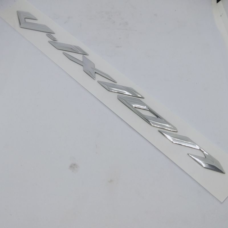 Logo emblem 3D timbul set kanan kiri vixion new chrome asli ori original