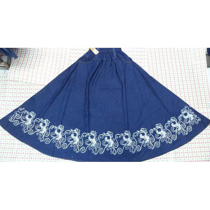 Rok Payung/Rok Levis Panjang/Rok Dewasa/Rok Motif