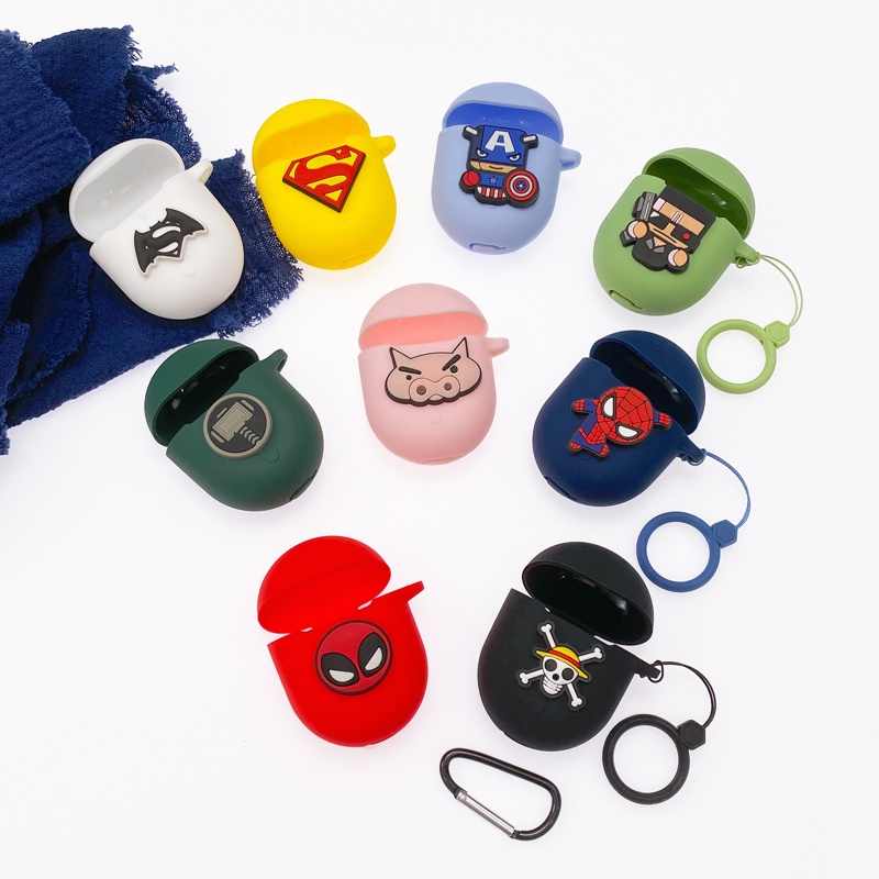 Soft Case Pelindung Headphone Motif Kartun Marvel Batman Untuk Xiaomi Redmi Airdots 3 pro