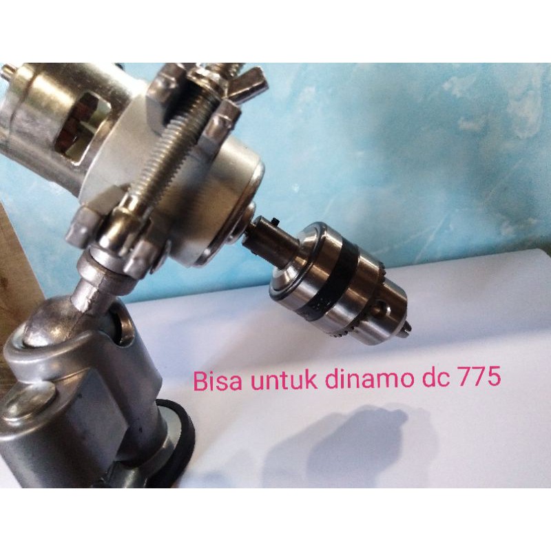 Clamp untuk menjepit bor tangan atau motor dinamo dc 775