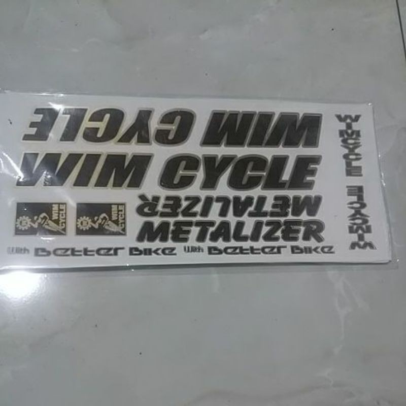 Sticker Sepeda MTB WIMCYCLE 1PCS