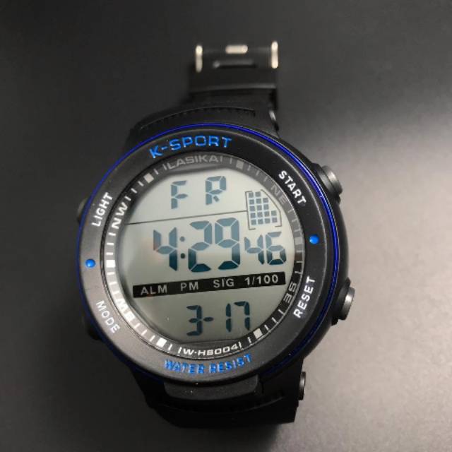 Jam tangan digital Sporty water Resist Lasika 8004