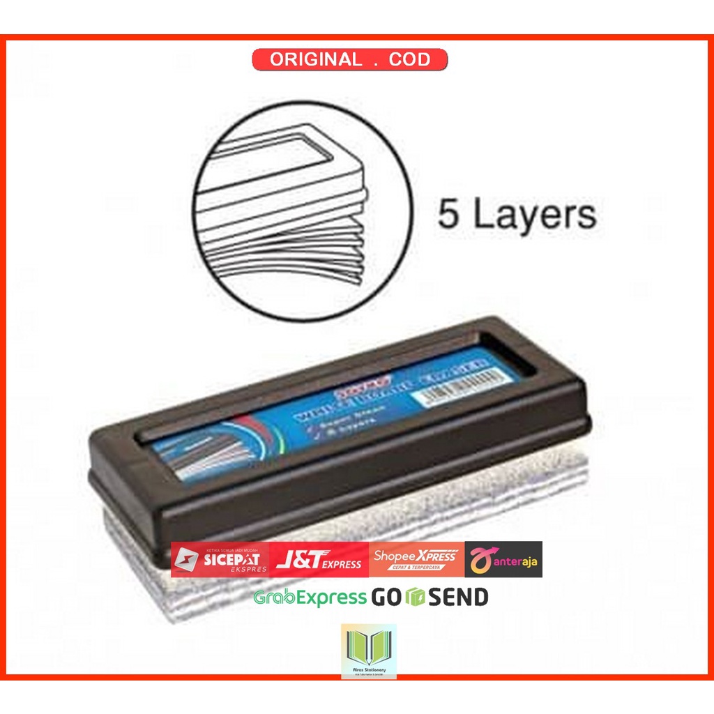 

Joyko White Board Eraser WE-1205 (5 Lapis)