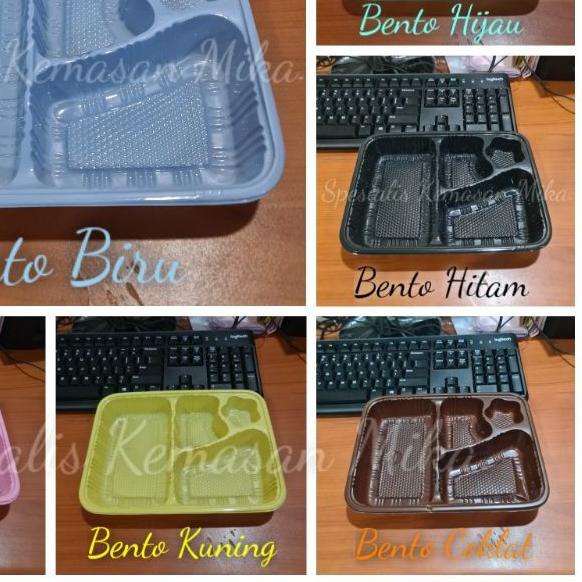 

Mika Bento Sekat 4 / Tray Bento Bintang / Box Bento MKBNT01 @50pcs.