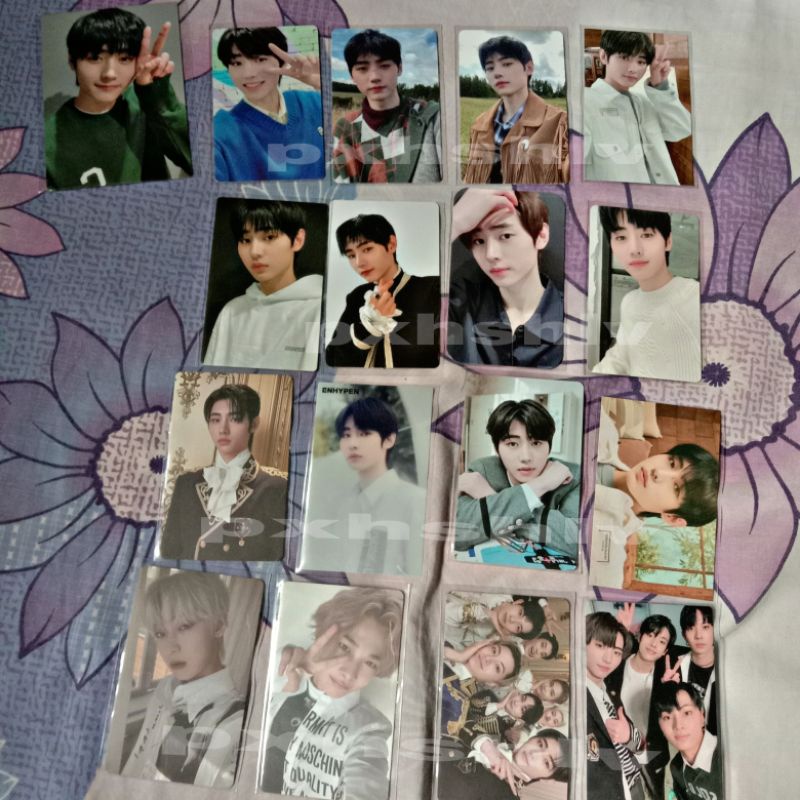 PC PHOTOCARD ALBUM BDO BDC SUNGHOON SUNOO NI-KI ENHYPEN