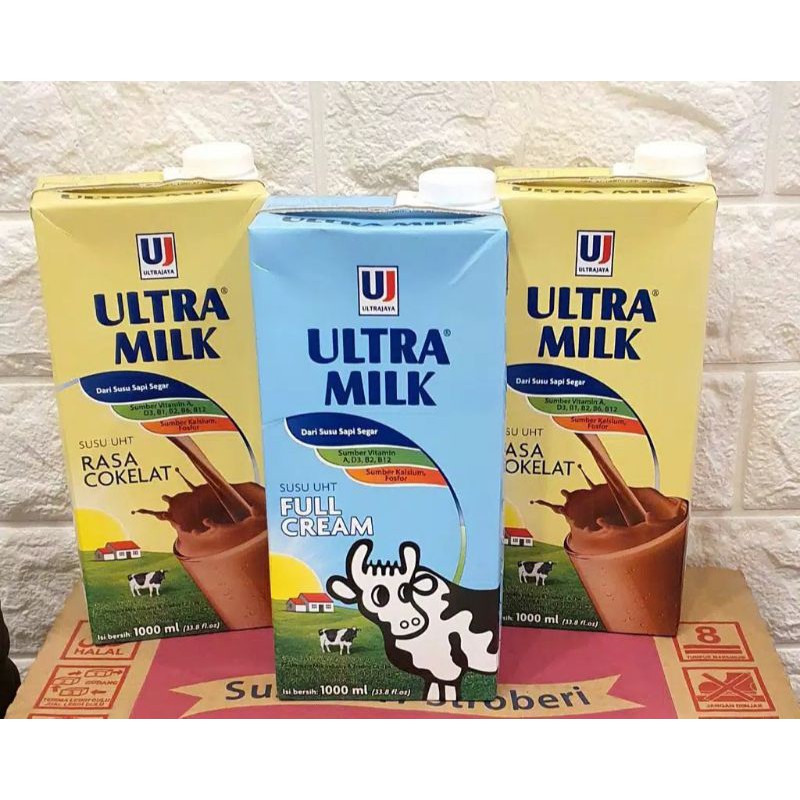 Jual Ultra Milk 1 Liter Susu Ultra 1000 Ml Uht Harga Murah Diskon Shopee Indonesia 6767