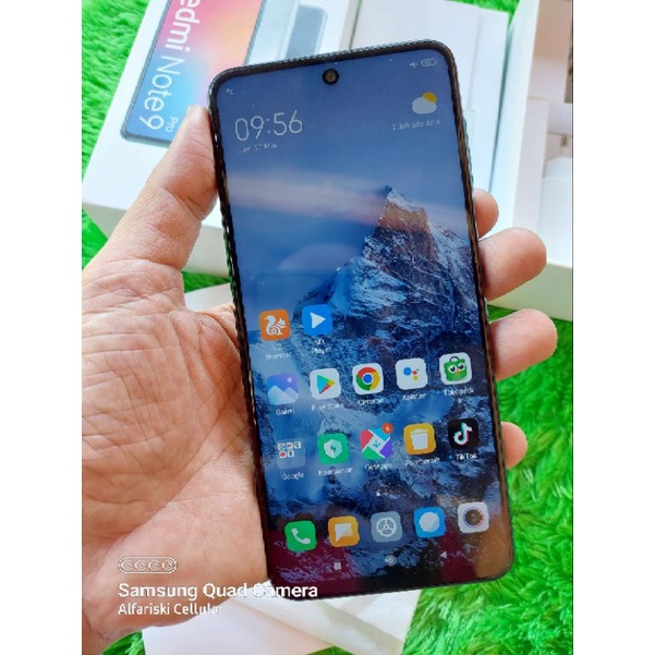 HANDPHONE HP SECOND BEKAS REDMI NOTE 9 PRO (bkn 10 11 pro) 8/128 FULLSET ORI MULUS 99%