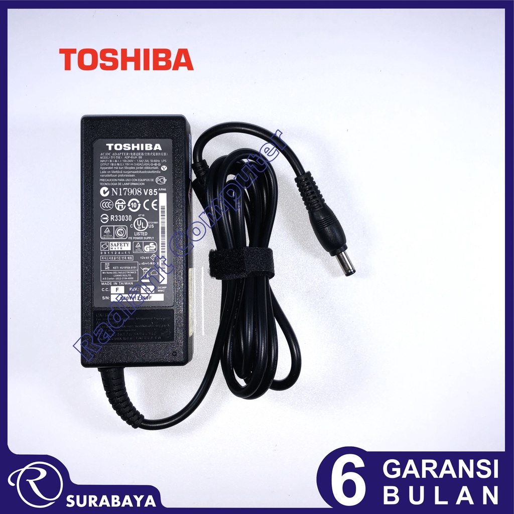 Adaptor Charger Toshiba Portege R930 R935 T110 T111 T112 T115 T130 T131