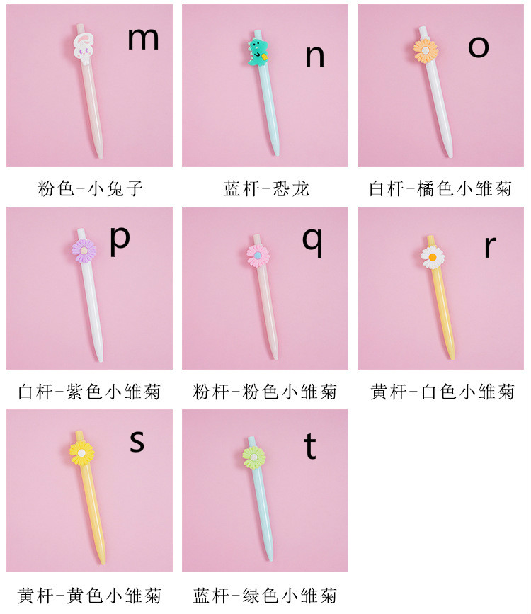 2pcs Pulpen 0.5mm Bentuk Strawberry / Wortel / Kaktus Gaya Jepang Untuk Sekolah